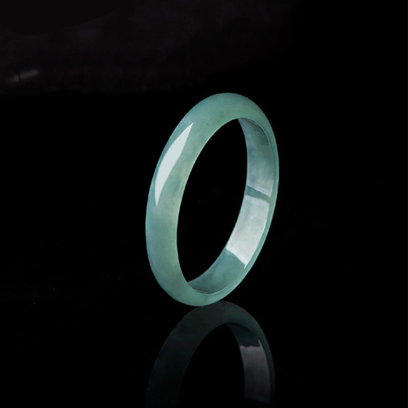 Fortune Jewel Natural Jade Prosperity Protection Ring