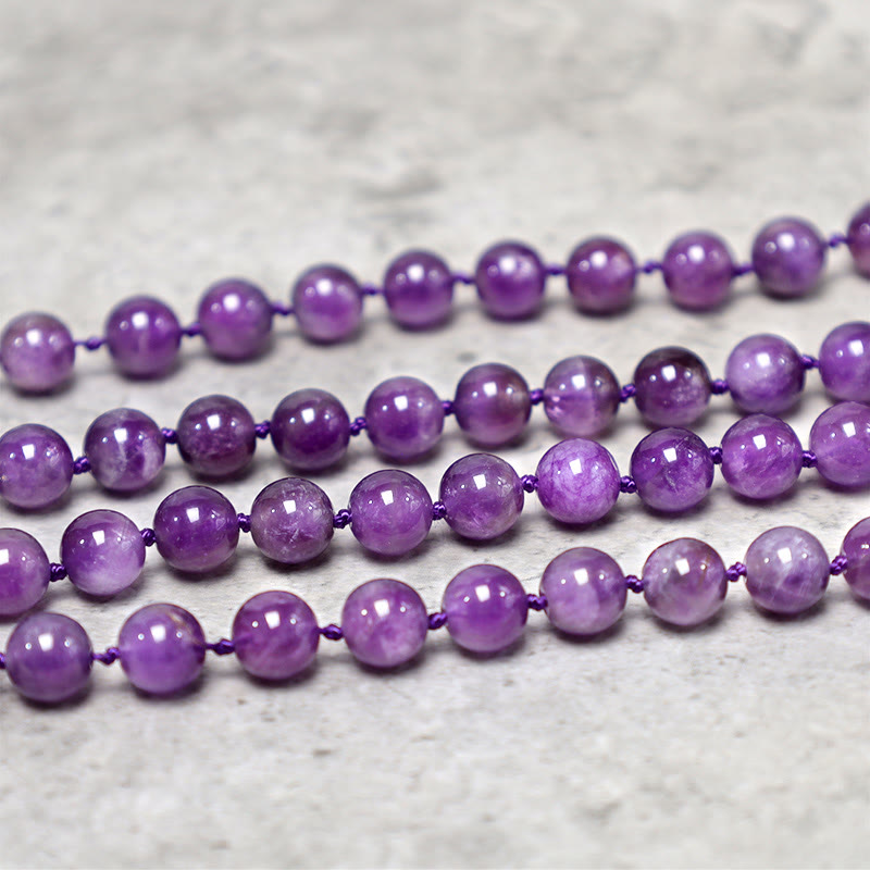 Fortune Jewel Tibetan 108 Mala Beads Necklace Yoga Meditation Prayer Beads Necklace