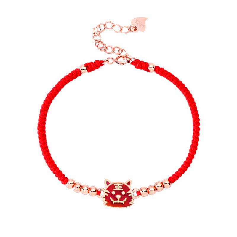 Fortune Jewel 12 Chinese Zodiac Lucky Red String Bracelet