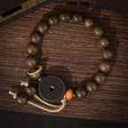 Fortune Jewel Ebony Wood Mountain Ghosts Spend Money Balance Bracelet