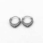 Fortune Jewel Viking Hoop Titanium Steel Balance Earrings