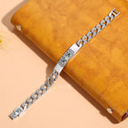 Fortune Jewel Tiger Copper Luck Cuff Chain Bracelet