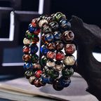 Fortune Jewel Colorful Liuli Glass Bead Luck Bracelet