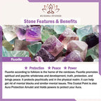 Fortune Jewel Natural Fluorite Amethyst Silver Sheen Obsidian Tiger's Eye Protection Rope Bracelet