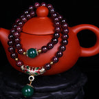 Buddha Stones Natural Garnet Blessing Bracelet