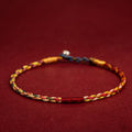 Fortune Jewel Handmade Five Color Thread Luck Couple Child Adult Bracelet