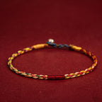 Fortune Jewel Handmade Five Color Thread Luck Couple Child Adult Bracelet