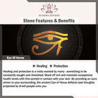 Fortune Jewel Eye Of Horus Crystal Protection Adjustable Ring