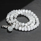 Fortune Jewel Cat Eye PiXiu Support Triple Wrap Bracelet