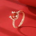 Fortune Jewel 925 Sterling Silver Year of the Dragon Cinnabar Red Agate Dragon Protection Bracelet Necklace Pendant Earrings Ring