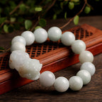 Fortune Jewel Fengshui Wealth Prosperity Jade PiXiu Luck Bracelet