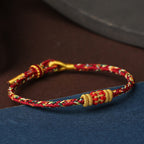 Fortune Jewel Handmade Colorful Rope King Kong Knot Braided Luck Bracelet