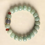 Fortune Jewel Bodhi Seed Auspicious Cloud Fu Character Bead Peace Bracelet