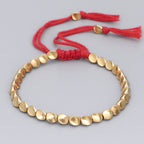 Fortune Jewel Tibetan Copper Beads Healing Luck Bracelet