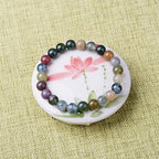 Fortune Jewel  India Agate Beads Luck Yoga Bracelet