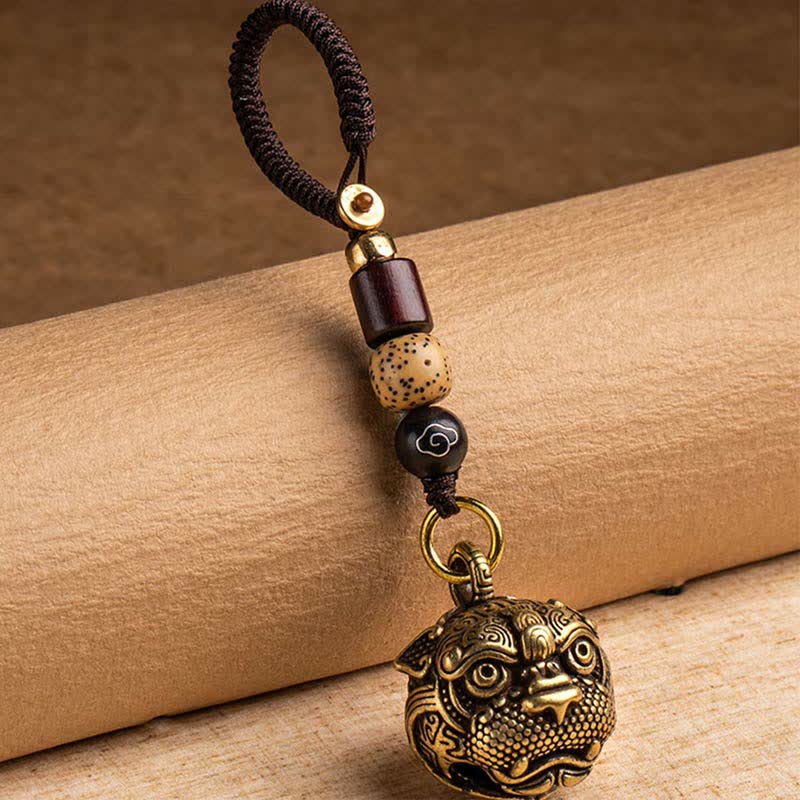 Fortune Jewel PiXiu Wealth Copper Key Chain