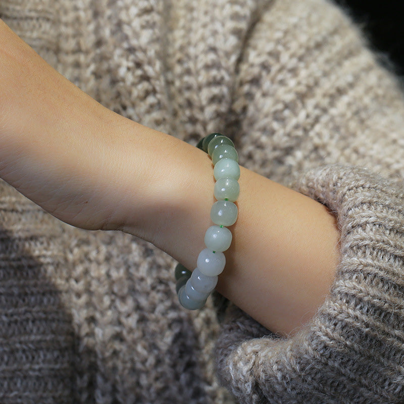 Fortune Jewel Gradient Jade Luck Blessing Bracelet