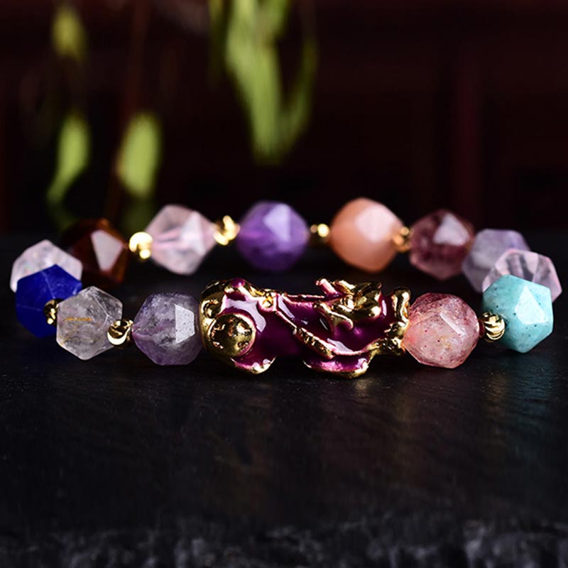 Buddha3bodhi Feng Shui Pixiu Amethyst Luck Bracelet