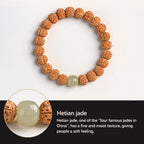 Fortune Jewel Tibet Rudraksha Bodhi Seed Wealth Auspiciousness Bracelet