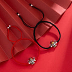 Fortune Jewel God of Wealth Handmade Thread Luck Strength Braid Bracelet