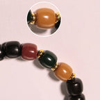 Fortune Jewel Ebony Wood Rosewood Peace Balance Bracelet