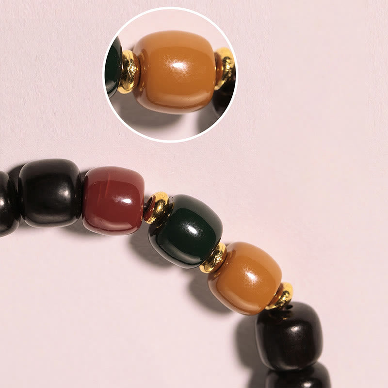 Fortune Jewel Ebony Wood Rosewood Peace Balance Bracelet