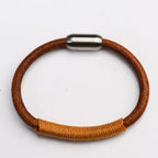 Fortune Jewel Tibetan Leather Handmade Five Elements Luck Braid String Buckle Bracelet