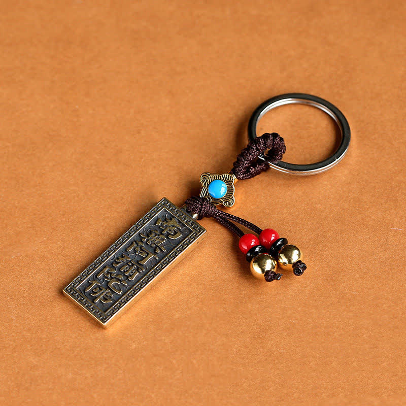 Fortune Jewel Namo Amitabha Peace Blessing Keychain Fortune Jewel