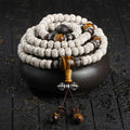 Fortune Jewel Handmade Tibetan Tiger Eye Bodhi Seed Peace Bracelet