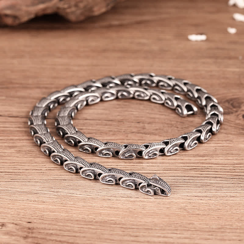 Fortune Jewel Dragon Pattern Titanium Steel Protection Necklace Pendant Bracelet Fortune Jewel