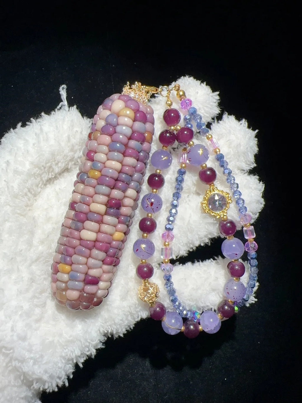 Fairy Purple Corn Charms – Dreamy Fidget for Stress Relief