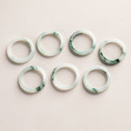 Fortune Jewel Natural Green Jade Luck Abundance Ring