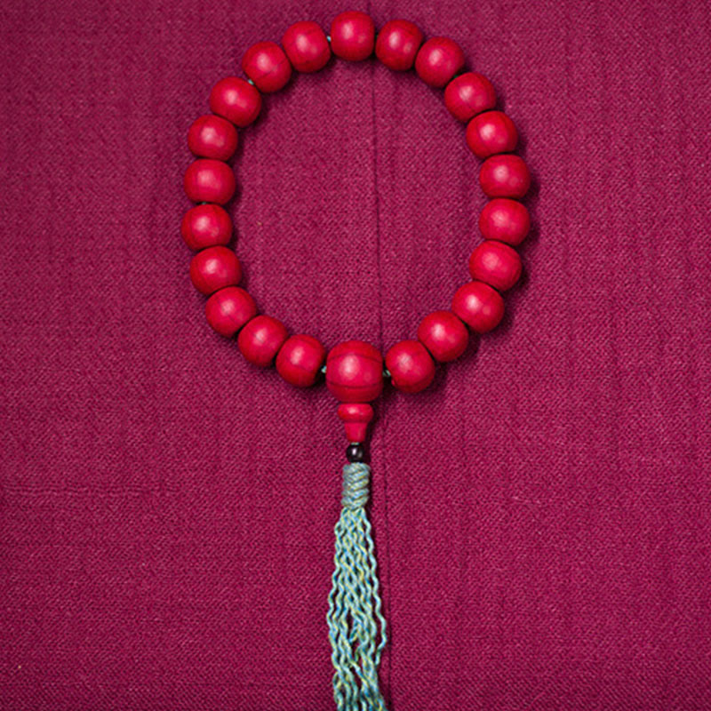 Fortune Jewel Abelia Biflora Wood Warding Off Evil Spirits Wrist Mala
