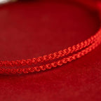 Fortune Jewel 925 Sterling Silver Koi Fish Cinnabar Bead Wealth Handcrafted Braided Bracelet Anklet