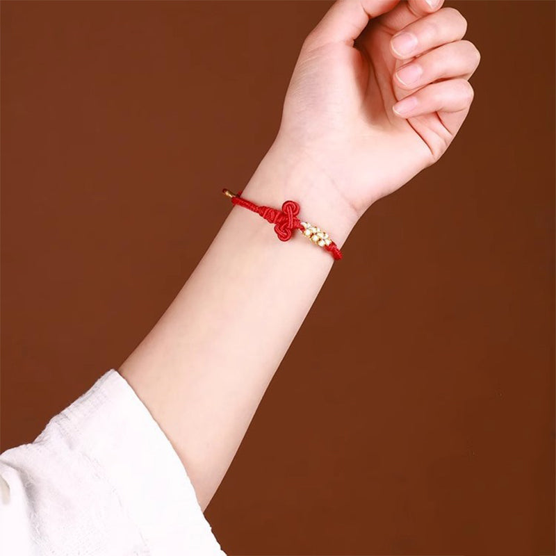 Fortune Jewel Handmade Wenchang Knot Luck Strength Braided Rope Bracelet