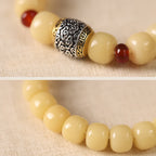 Fortune Jewel Bodhi Seed Auspicious Cloud Fu Character Bead Peace Bracelet