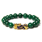 Fortune Jewel Pixiu Jade Abundance Protection Bracelet