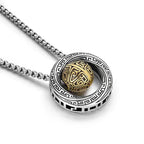 Fortune Jewel Mobius Lucky Bead Copper Wealth Necklace Pendant