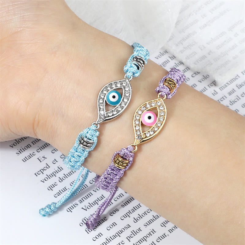 Fortune Jewel Evil Eye Keep Away Evil Spirits String Bracelet