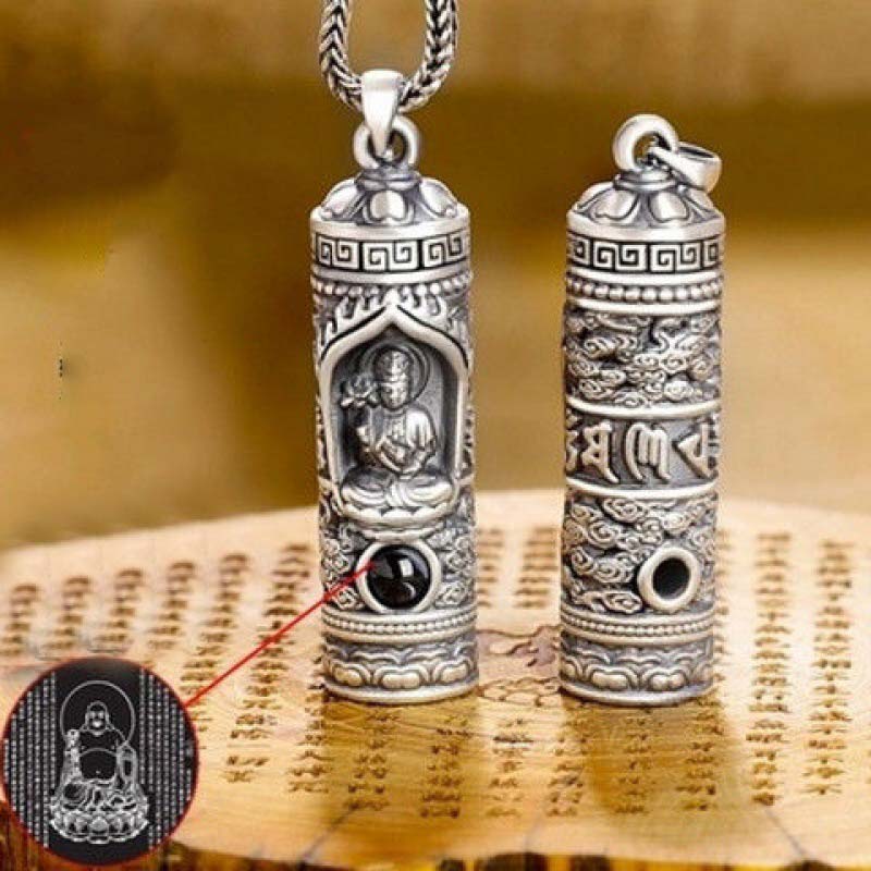 Fortune Jewel Chinese Zodiac Natal Buddha Projection Prosperity Necklace Pendant Fortune Jewel