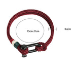 Fortune Jewel Simple Design Luck Stainless Steel Buckle Bracelet