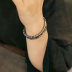 Fortune Jewel Sodalite Picture Jasper Green Point Stone Harmony Wisdom Bracelet