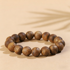 Natural Hainan Agarwood Round Bead Bracelet for Men and Women