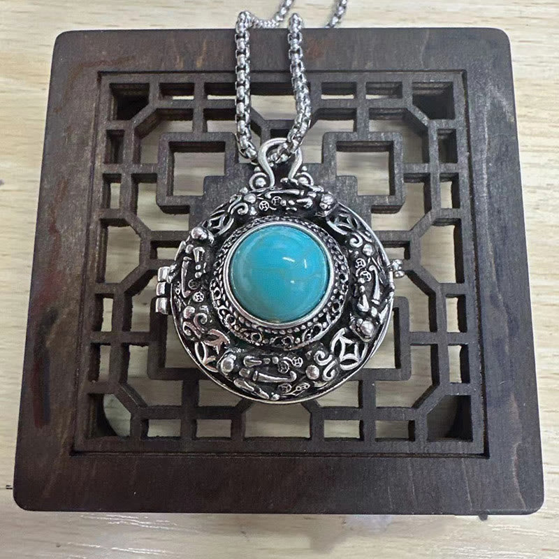 Fortune Jewel Tibetan Pi Xiu Luck Copper Necklace
