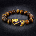 Fortune Jewel  Tibetan Handcrafted Tiger Eye Feng Shui Bracelet