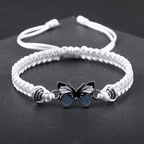 Fortune Jewel Butterfly Freedom Love String Charm Bracelet