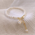 Fortune Jewel Pearl Cat Paw Healing Chain Bracelet