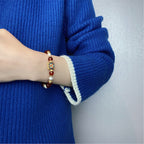 Fortune Jewel Red Agate Pearl Confidence Self-acceptance Bracelet