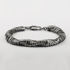 Buddha Stones 925 Sterling Silver Vintage Twisted Design Wealth Healing Chain Bracelet
