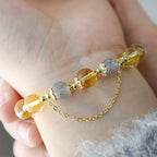 Fortune Jewel Blessed Moon Citrine Abundant Energy Bracelet